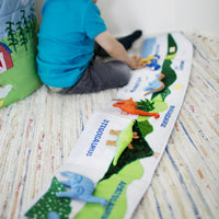 Oskar and Ellen Soft Dinosaur Book