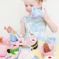 Oskar and Ellen Soft Tea Set with Cupcakes