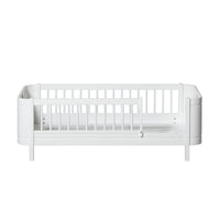Oliver Furniture Wood Mini+ Cot Bed (With Junior Conversion Kit) - White