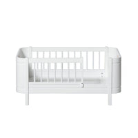 Oliver Furniture Wood Mini+ Cot Bed (With Junior Conversion Kit) - White