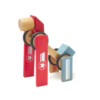 Tegu Stunt Team Daredevil Magnetic Wooden Block