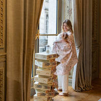 Atelier Choux Muslin in Bloom Pink 100x100cm