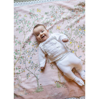 Atelier Choux Muslin in Bloom Pink 100x100cm