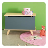 Laurette Coffre à jouets Toy Box Drawer - Grey