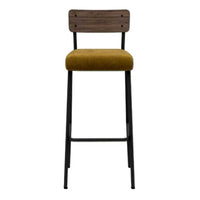 Les Gambettes Suzie Bar Chair Oak & Yellow