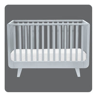 Laurette Lit Joli Môme Crib 60x120cm Grey (Pre-Order; Est. Delivery in 3-4 Months)