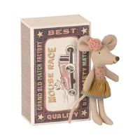 Maileg Little Sister Mouse In Matchbox