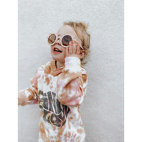 my little sunnies round bear sunglasses soft pink matte myls-roundbear-sp-3