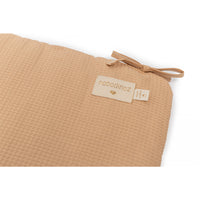 nobodinoz Nest Cot Bumper Honey Comb Nude