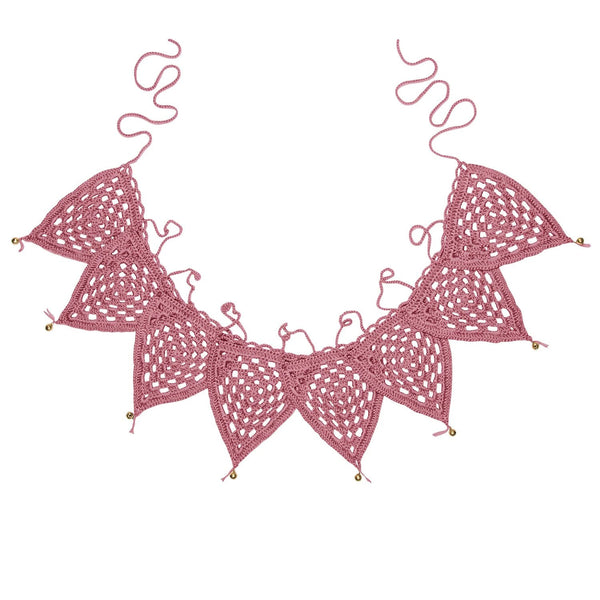 Numero 74 Bunting Garland Crochet Baobab Rose