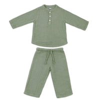 Numero 74 Organic Cotton Dan Suit Sage Green