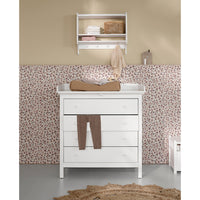 Oliver Furniture Nursery Top for Wood Dresser 4 Drawers 51315 White