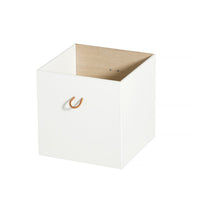 Oliver Furniture Wood Boxes for Wood Shelving Unit 2pcs White/Oak