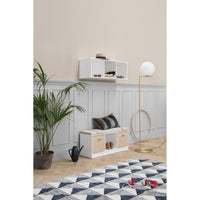 Oliver Furniture Wood Boxes for Wood Shelving Unit 2pcs White/Oak