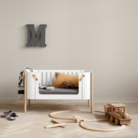 Oliver Furniture Wood Co-Sleeper White / Oak