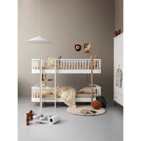 Oliver Furniture Wood Original Low Bunk Bed White/Oak