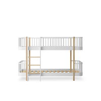 Oliver Furniture Wood Original Low Bunk Bed White/Oak