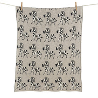 Quax Knitted Blanket - Zebra - 80x100cm