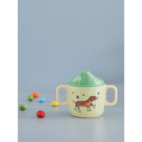 rice-dk-melamine-2-handle-baby-cup-with-animal-print-green-rice-babcu-2hdogg-