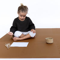 Toddlekind Classic Puzzle Playmat Camel 131x131cm - 9 Tiles & 12 Edging Borders