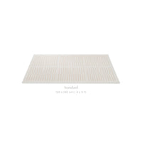 Toddlekind Prettier Puzzle Playmat Linear Linen 120x180cm - 6 Tiles & 12 Edging Borders