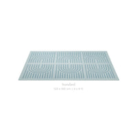 Toddlekind Prettier Playmat 兒童安全遊戲地墊 - Linear Mineral 120x180cm - 6片地墊及12條收邊條