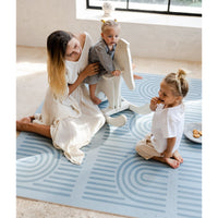 Toddlekind Prettier Playmat 兒童安全遊戲地墊 - Linear Mineral 120x180cm - 6片地墊及12條收邊條