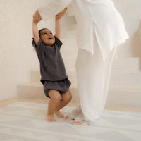 Toddlekind Prettier Reversible Play Rug - Fog - 140x200cm