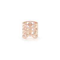Zag Bijoux Ring SR2897 2-Square Rose Gold