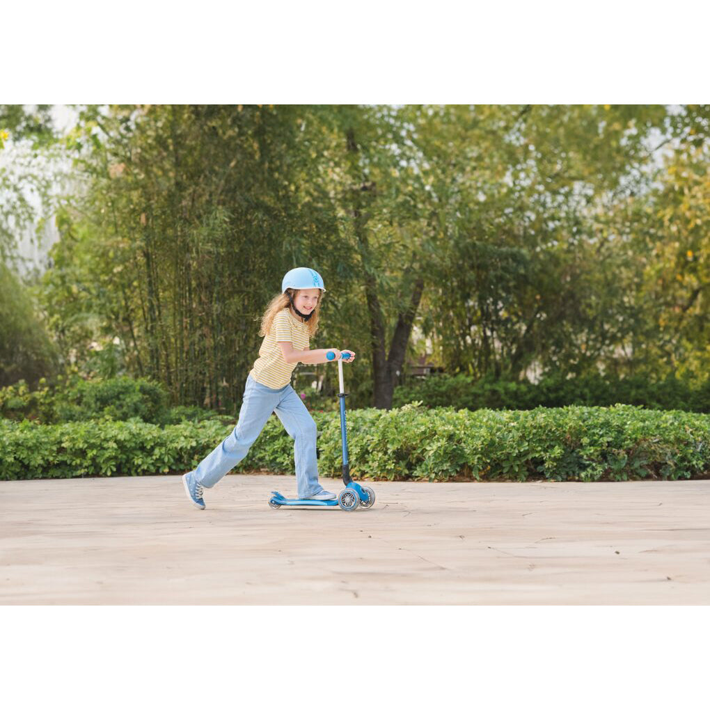 Globber Elite Lights 可摺疊滑板車 - Pastel Pink / Fuchsia (3 - 9Y+)