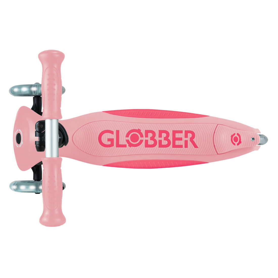 Globber Elite Lights 可摺疊滑板車 - Pastel Pink / Fuchsia (3 - 9Y+)