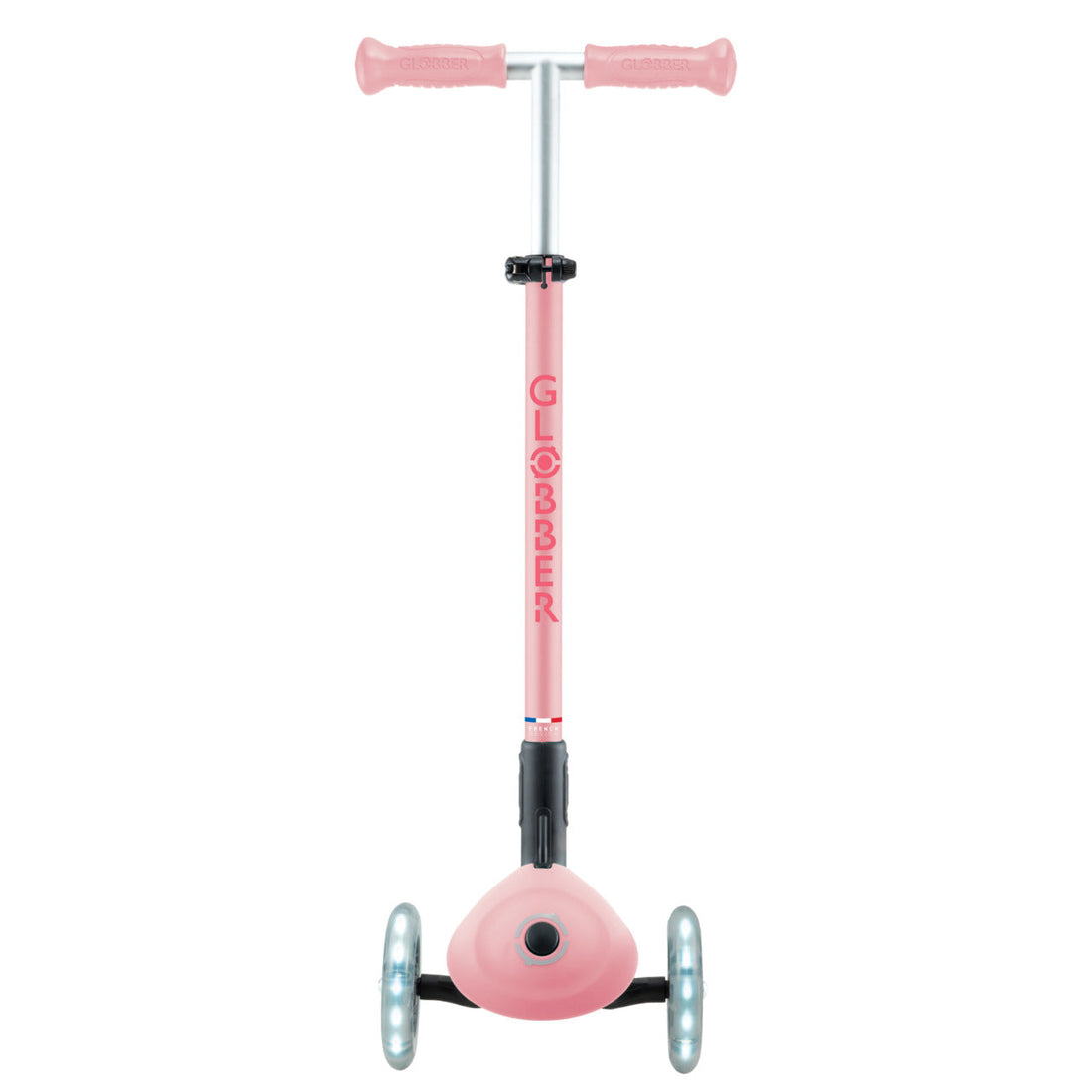 Globber Elite Lights 可摺疊滑板車 - Pastel Pink / Fuchsia (3 - 9Y+)