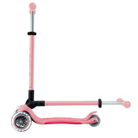 Globber Elite Lights 可摺疊滑板車 - Pastel Pink / Fuchsia (3 - 9Y+)