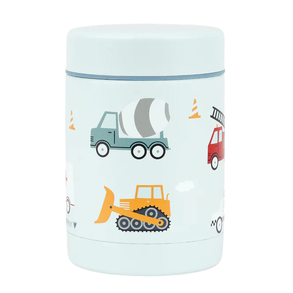 a-little-lovely-company-insulated-stainless-steel-food-jar-vehicles