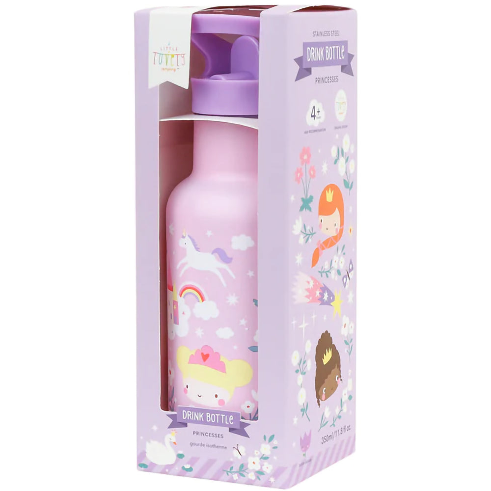 a-little-lovely-company-stainless-steel-drink-bottle-princess