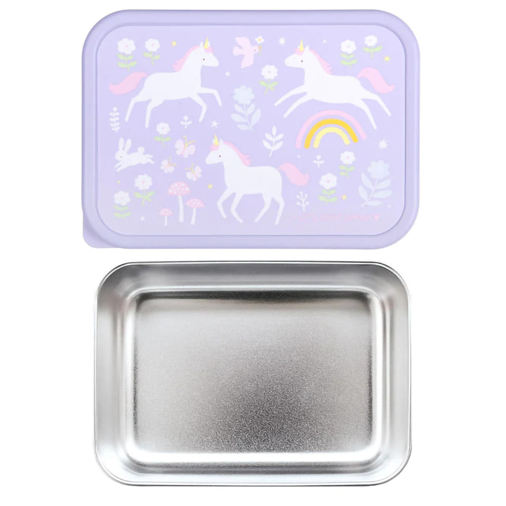 a-little-lovely-company-stainless-steel-lunch-box-unicorn-dreams