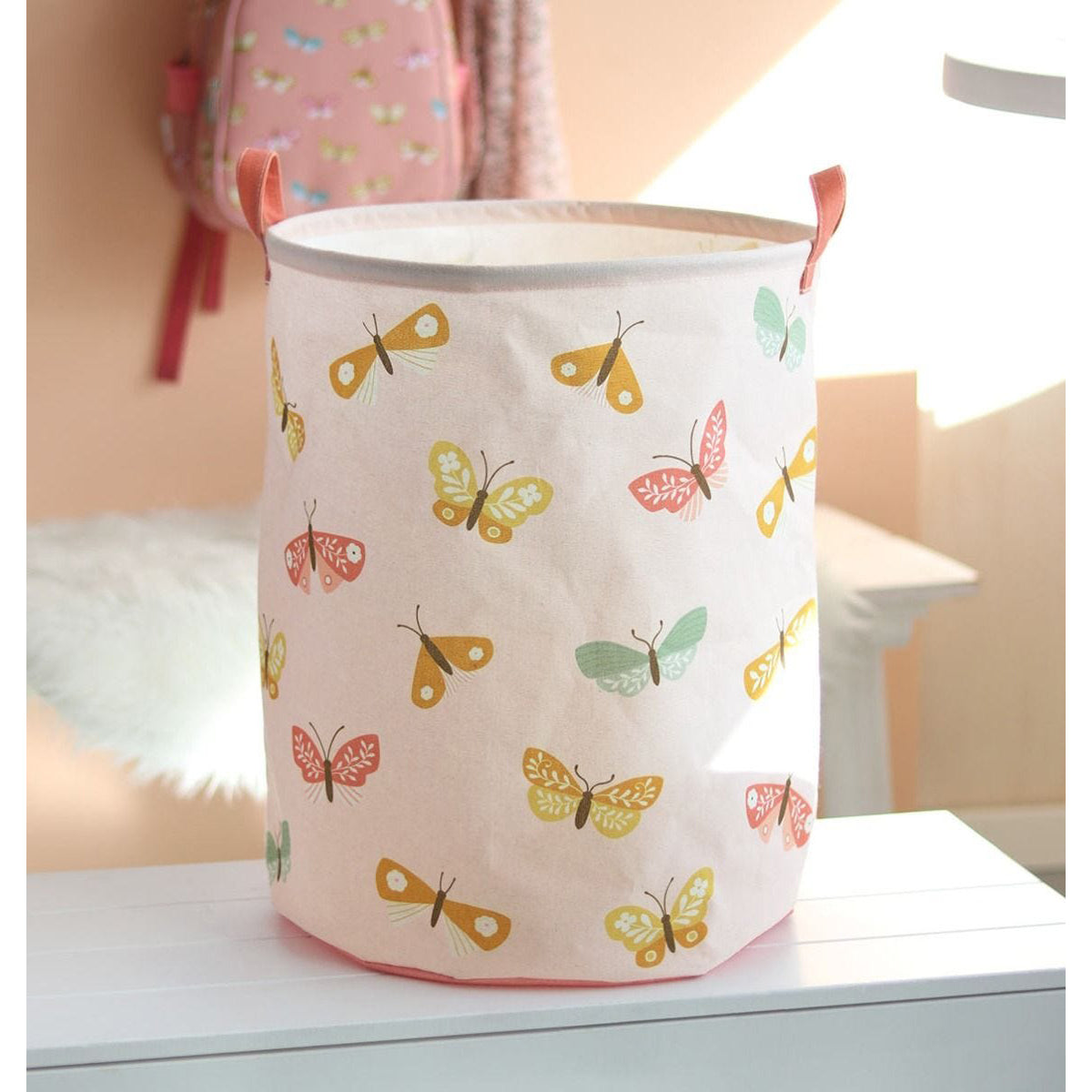 a-little-lovely-company-storage-basket-butterflies-allc-stbabu17