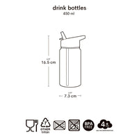 A Little Lovely Company Water Bottle: Hearts