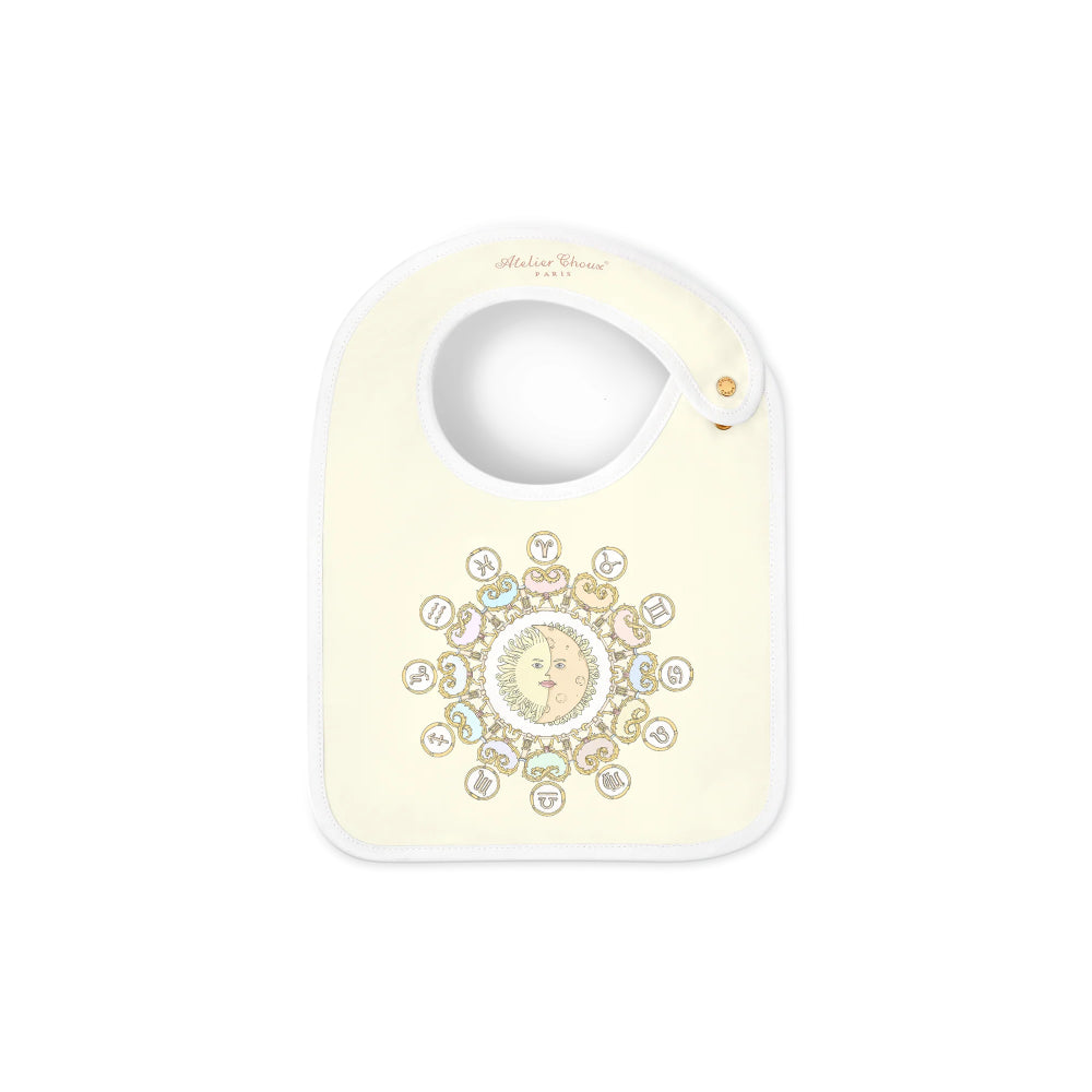 atelier-choux-satin-bib-zodiac-yellow-29x21cm-atel-1381325