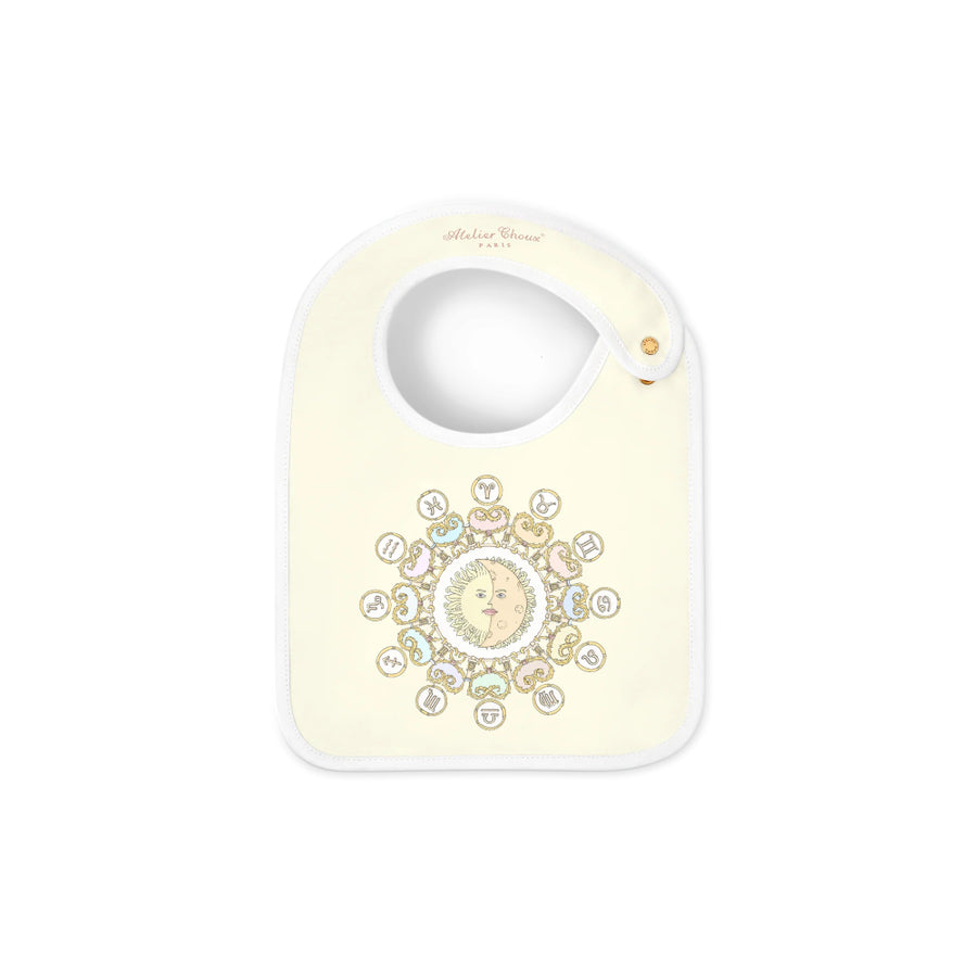 atelier-choux-satin-bib-zodiac-yellow-29x21cm-atel-1381325