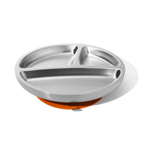 avanchy-stainless-steel-suction-toddler-plate-orange-avan-ssbplo