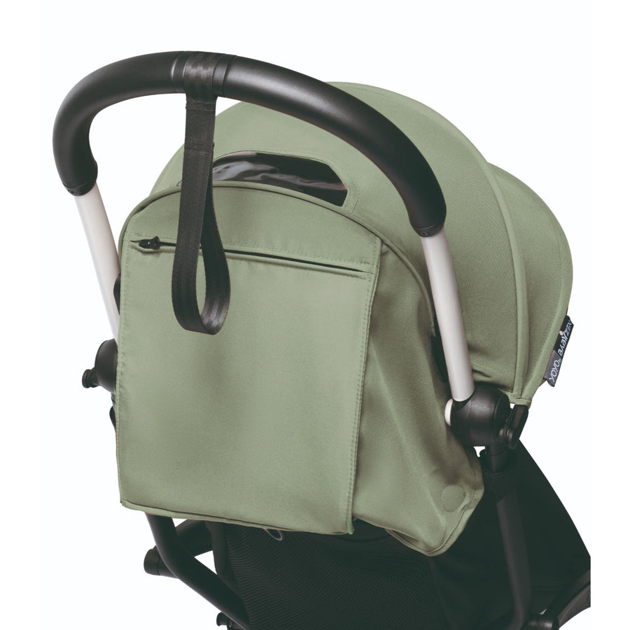 BABYZEN YOYO² 6+ Baby Stroller Set - White Frame with Olive 6+ Color Pack