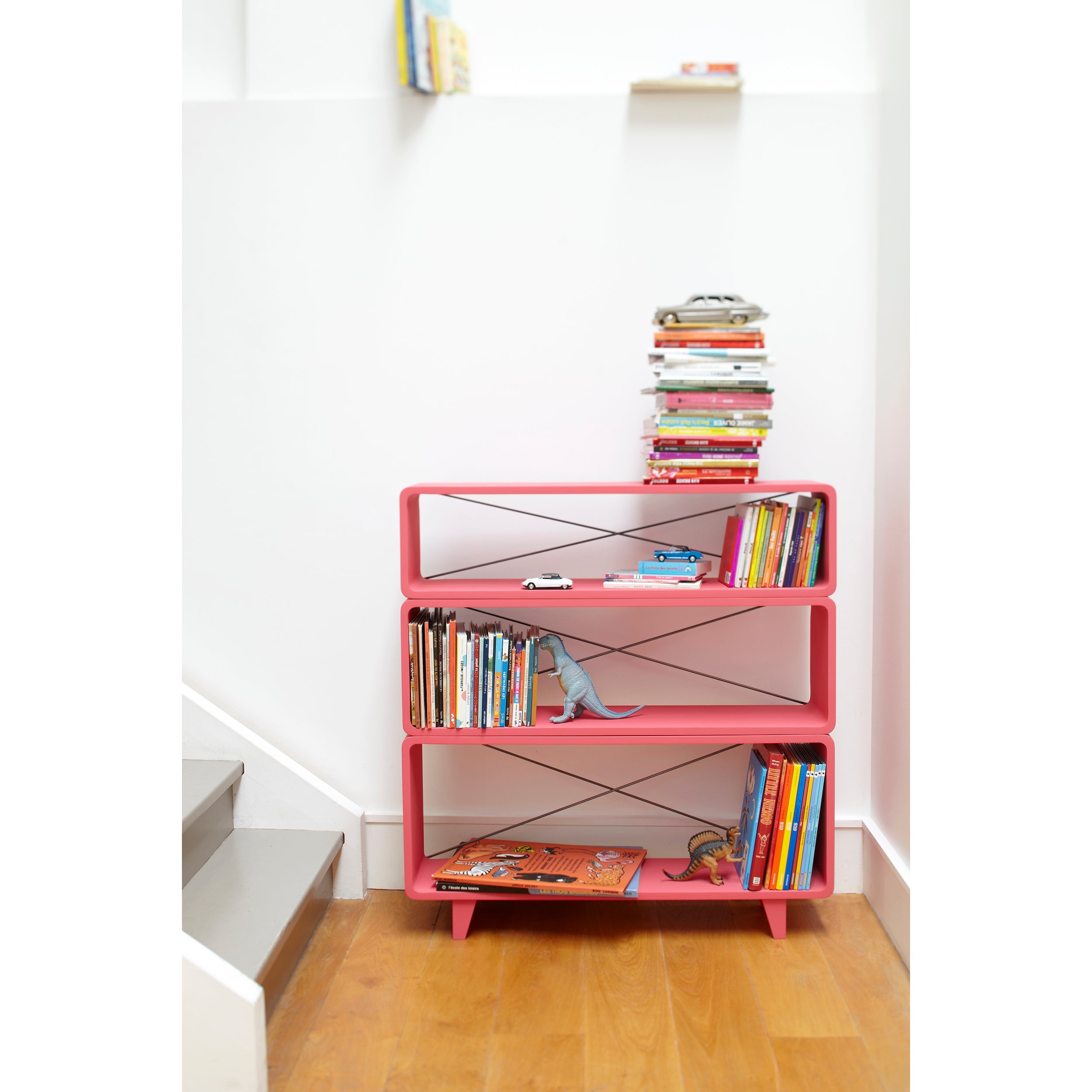 Laurette Bibliothèque Millefeuille Library Shelf Pink (Pre-Order; Est. Delivery in 3-4 Months)