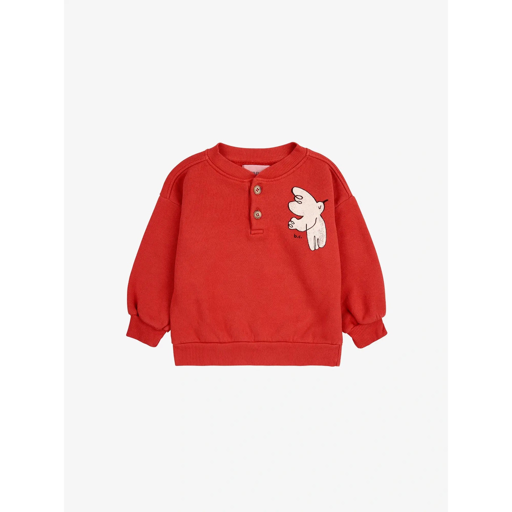 bobo-choses-baby-freedom-bird-buttoned-sweatshirt-red-bobo-w24b224ab032-12m