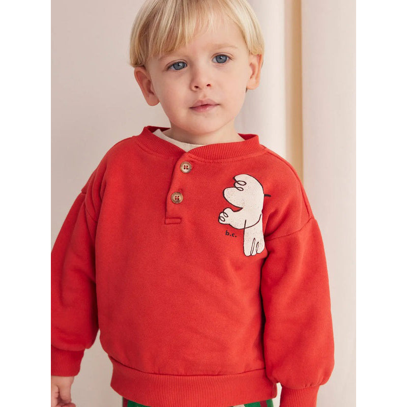 bobo-choses-baby-freedom-bird-buttoned-sweatshirt-red-bobo-w24b224ab032-12m