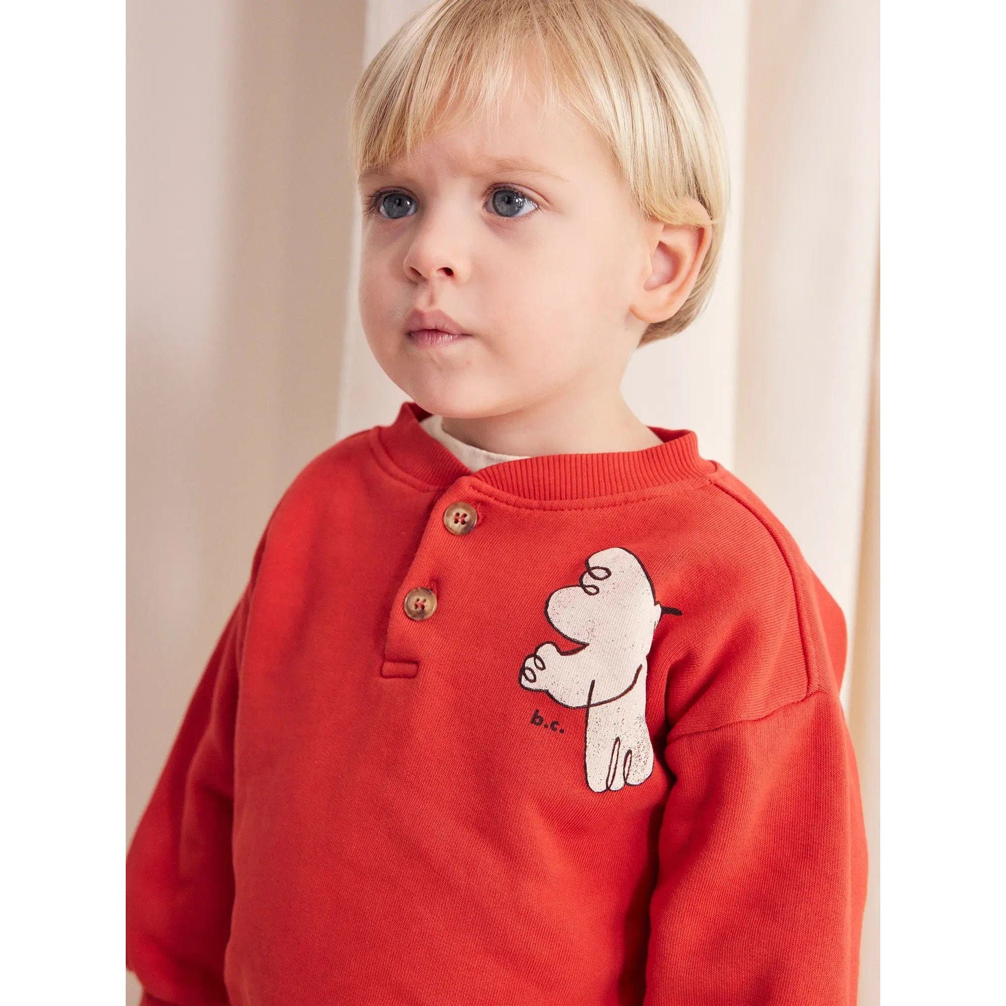 bobo-choses-baby-freedom-bird-buttoned-sweatshirt-red-bobo-w24b224ab032-12m