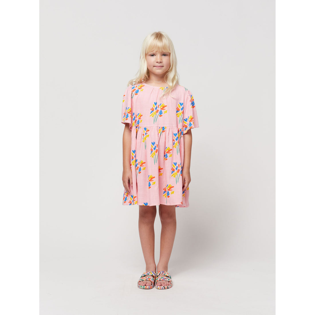 bobo-choses-fireworks-all-over-flounce-sleeves-woven-dress-pink-bobo-s24124ac132-2-3y