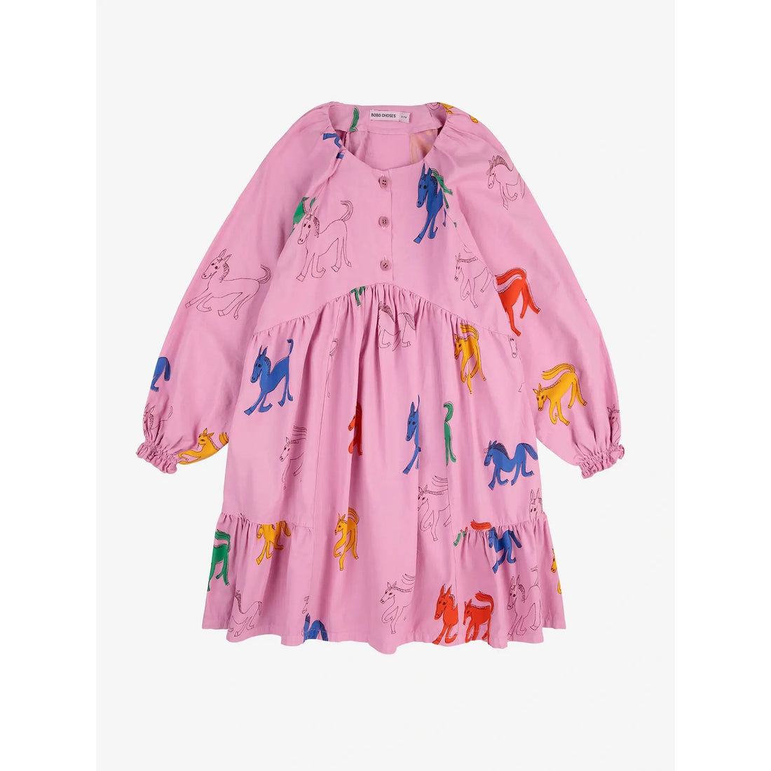 bobo-choses-wonder-horse-all-over-woven-dress-pink-bobo-w24b224ac110-2-3y