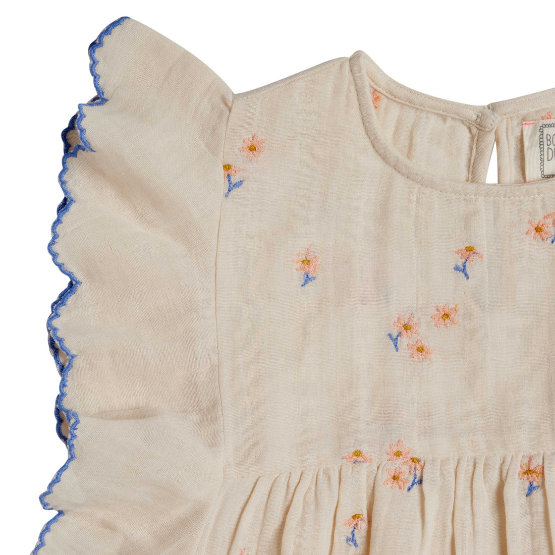 bonheur-du-jour-paris-daisy-baby-girl-blouse-ecru-rose-bdj-s25daisy-er-12m