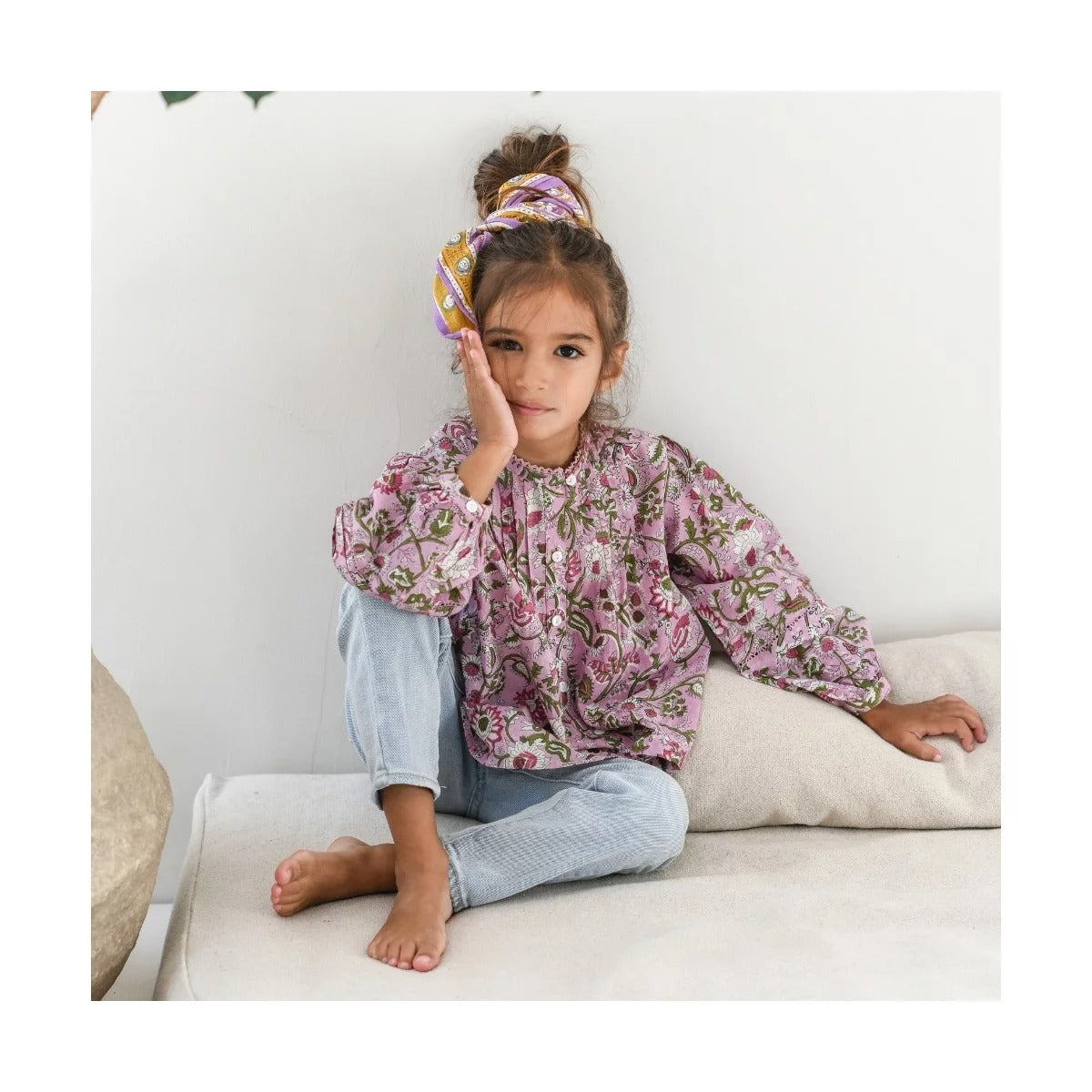 Bonheur du Jour Paris Palma Girl Blouse - Parme